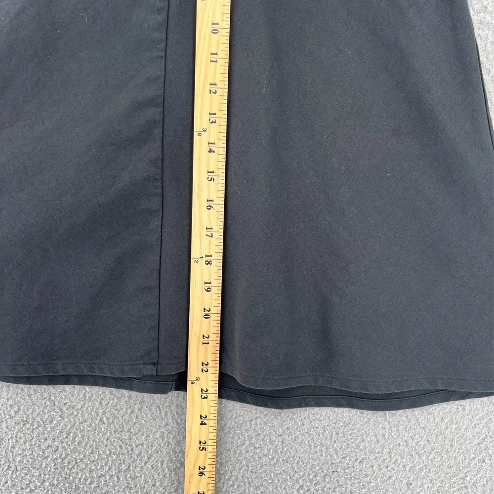 BETABRAND Skort Womens Size‎ Small Solid Black Zipper Back A Line Basic Neutral